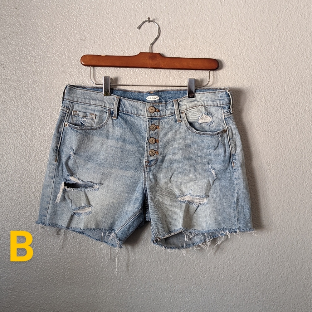 Old navy button up shorts